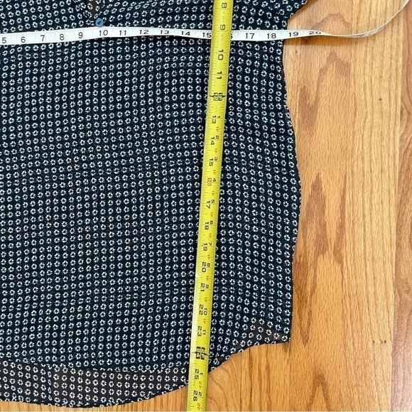 SANCTUARY Boho Print Patterned Semi-Sheer Long Sleeve Blouse Women's Small - Picture 11 of 15